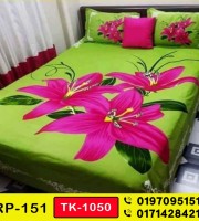 3 Pics Cotton Bed Sheet