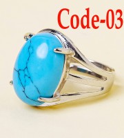 রত্ন পাথরের আংটি: ফিরোজা - 03